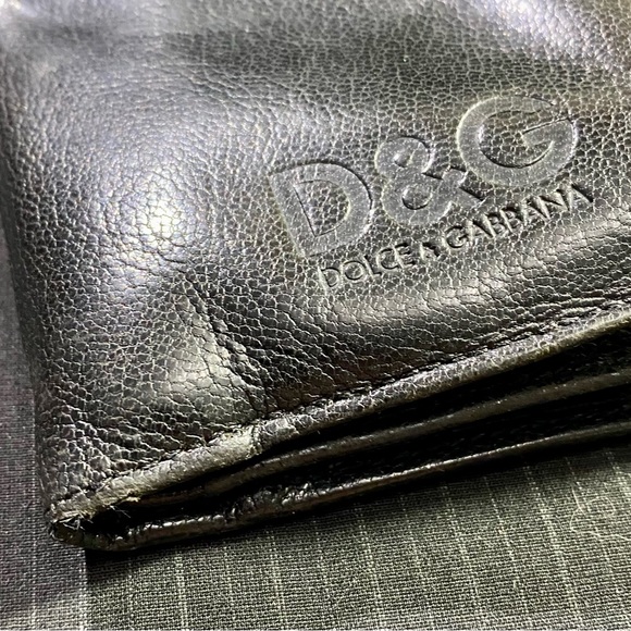 Pre-owned Vintage Dolce & Gabbana long black leather wallet - Picture 12 of 14
